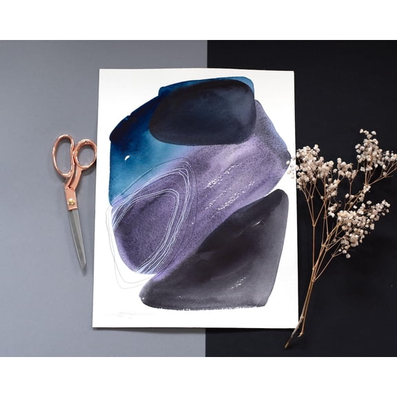 Original Abstract,Painted Artwork, One,Of,A,Kind Original, Unique Wall Art, Modern03, 24x36 UNFRAMED