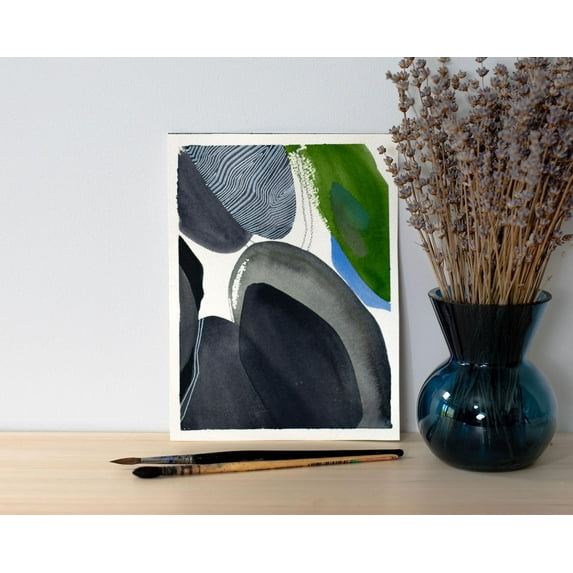 Original Abstract,Painted Artwork, One,Of,A,Kind Original, Unique Wall Art, Modern5, 12x18 UNFRAMED