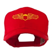 Original Air Force Military Wings Outline Embroidered Cap - Red OSFM