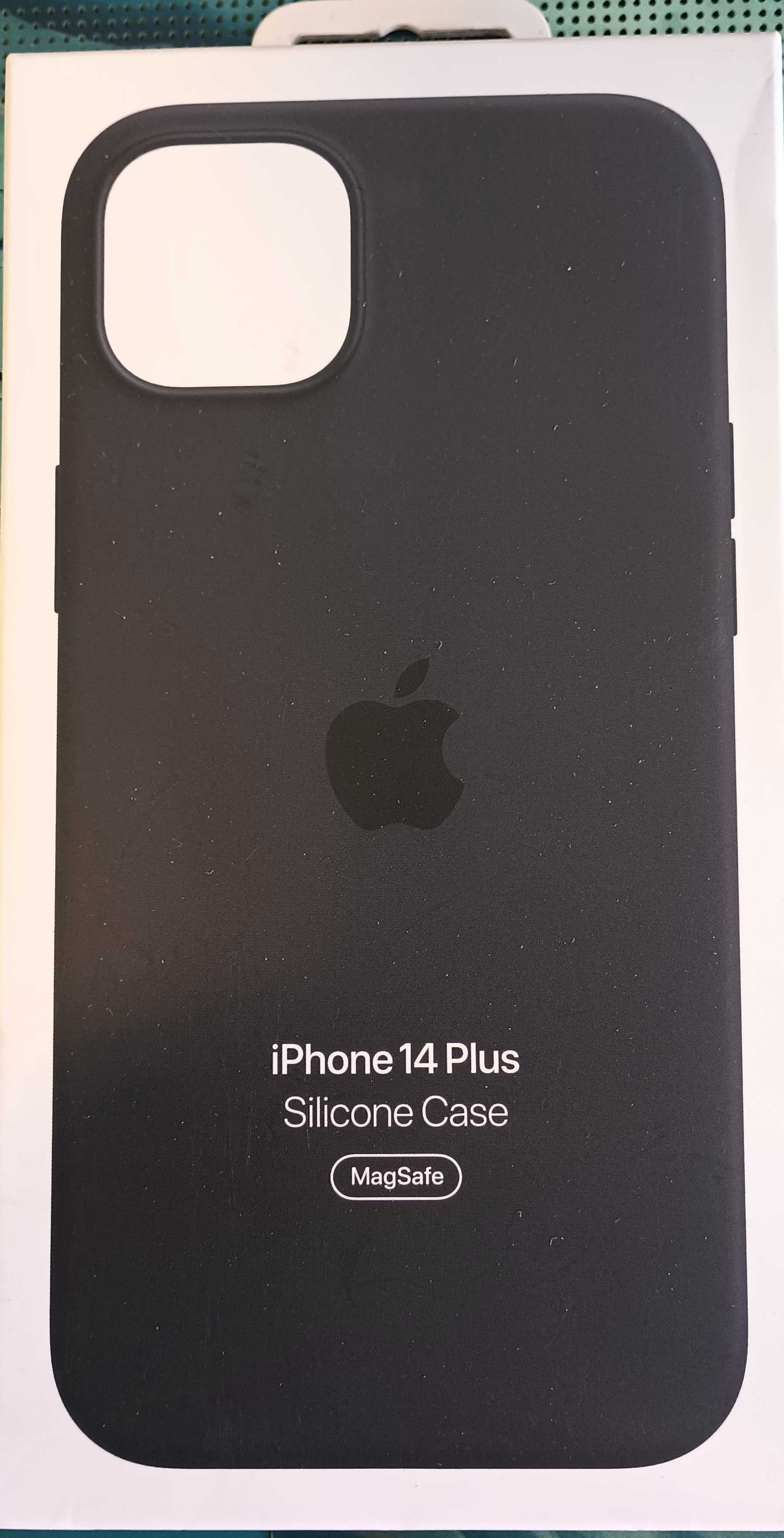 Original Apple Product Silicone Case with MagSafe For  iPhone 14 Plus  - Midnight-New