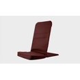 thumbnail image 1 of Original BackJack-Made in The USA- Burgundy Cotton Fabric Lightweight Floor Seating Chair for Gaming, Families, Parents, Daycare, Back Support, Reading, Yoga, Meditation, Dorm, School, 1 of 5