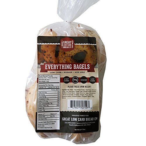 Original Bagels by GLCB, 6 Count (Everything Bagels)