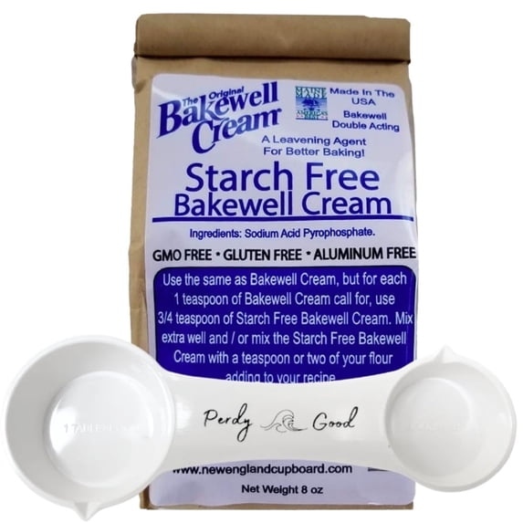 Original Bakewell Cream Starch Free Double Acting Baking Leavening Powder, 8 oz