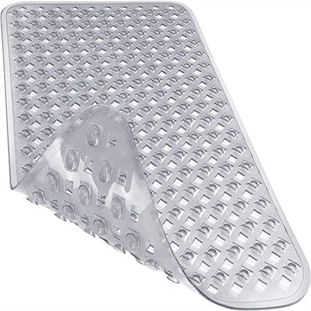 Original Bath Tub and Shower Mat 27.5 x 15.5 - Clear Gray