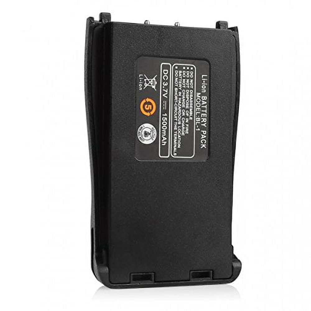 5-Pack BL-1 Li-ion Battery 1500mAh For 888S/777S Walkie Talkies – USB-C Rechargeable Two-Way Radio Battery | Compatible With 666S, 999S, H-777 Models