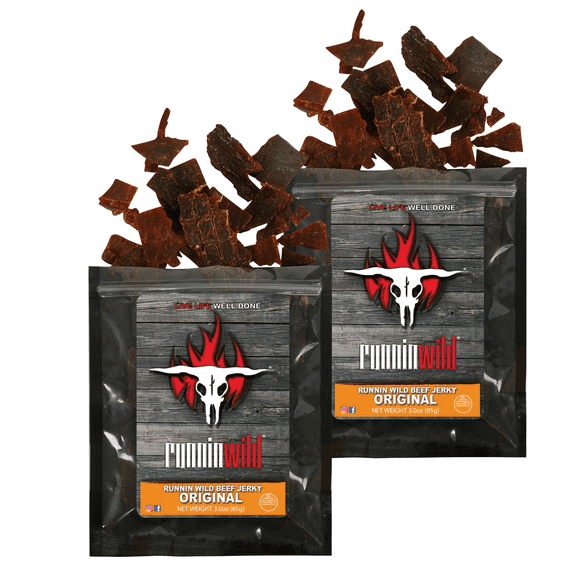 Original Beef Jerky | 6oz total (Pack of 2 bags, 3oz each)