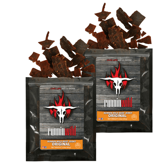 Original Beef Jerky | 6oz total (Pack of 2 bags, 3oz each)