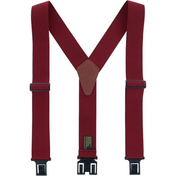Original Belt 2 Big & Tall 54 Clip-On Suspender - Burgundy