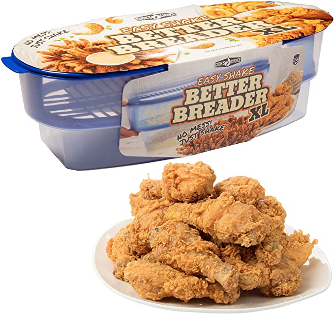 Original Better Breader Batter Bowl AllinOne Mess Free Breading