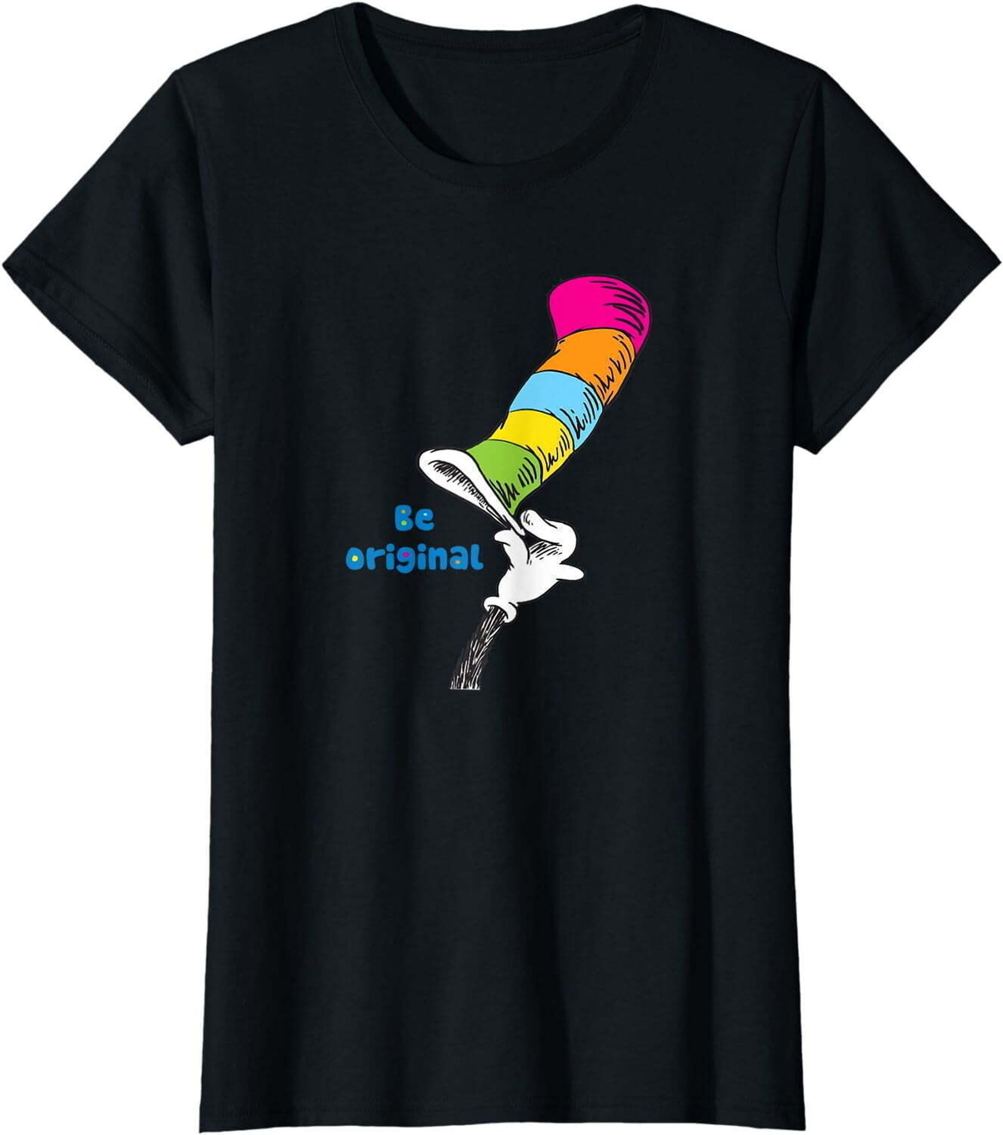 Original Black Short Sleeve Tee: Celebrate with Dr. Seuss Party Shirts ...