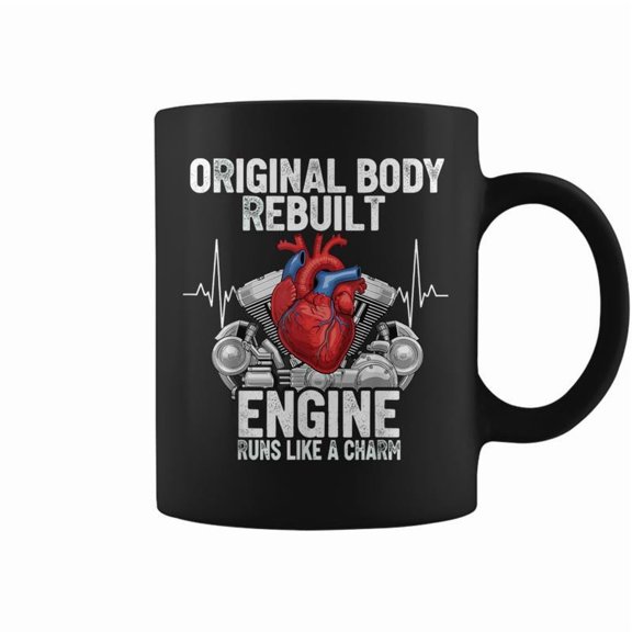 Original Body Rebuilt Engine Runs Like A Charm Open Heart Coffee Mugs
