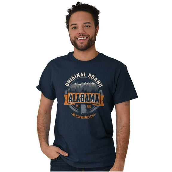 Original Brand Alabama Souvenir AL Men's Graphic T Shirt Tees Brisco Brands L