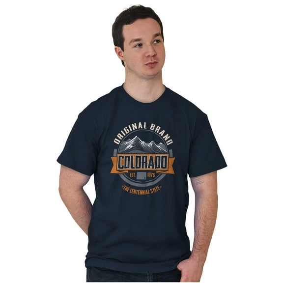 Original Brand Colorado Mountains Men's Graphic T Shirt Tees Brisco Brands X