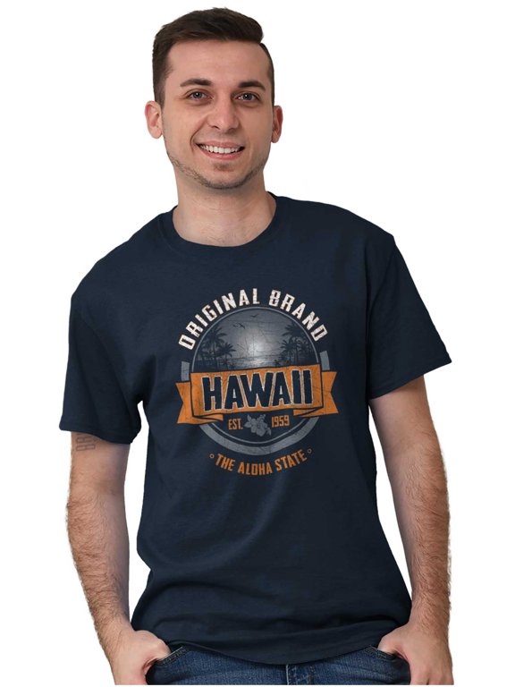 Original Brand Hawaii Souvenir Beach Men's Graphic T Shirt Tees Brisco Brands S