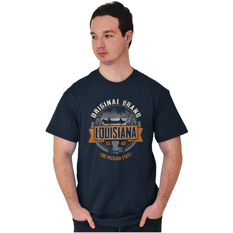 Original Brand Louisiana Fishing LA Men's Graphic T Shirt Tees Brisco  Brands X