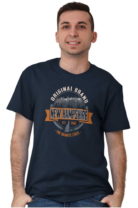 Original Brand New Hampshire Trees Men's Graphic T Shirt Tees Brisco Brands M