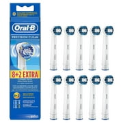 Original Braun Oral-B Precision Clean Replacement Toothbrush Heads 10 Count