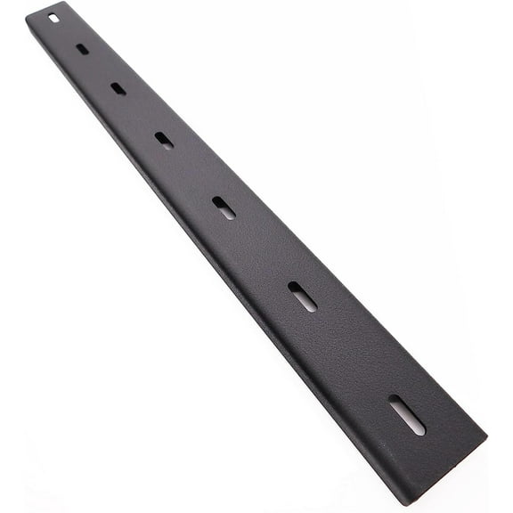 The Original C Channel 2.0 32" - 3/4" Steel C Channel Table Stiffener Brackets for Live Edge or Wood Slab Tops: Hidden Metal Support, Desk Stabilizer & C Channel Table Top Fasteners Single Pack