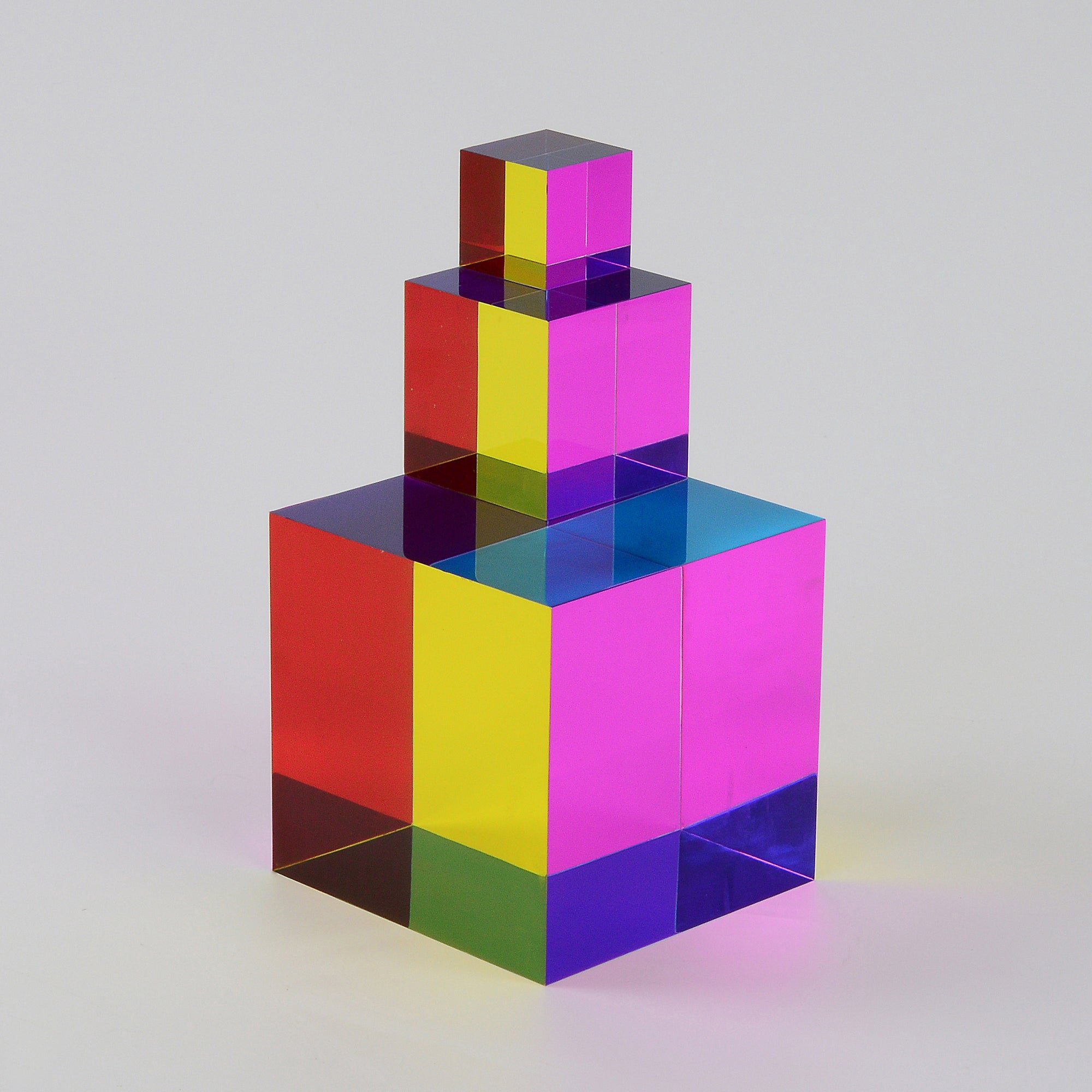Original CMY Cube® (95mm) - Color Cube - Optical Cube - Cyan, Magenta ...