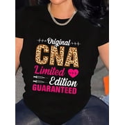 Original CNA Limited Edition T-Shirt Graphic Tee summer Tops For Women Round Neck Fashion Cotton shirts
