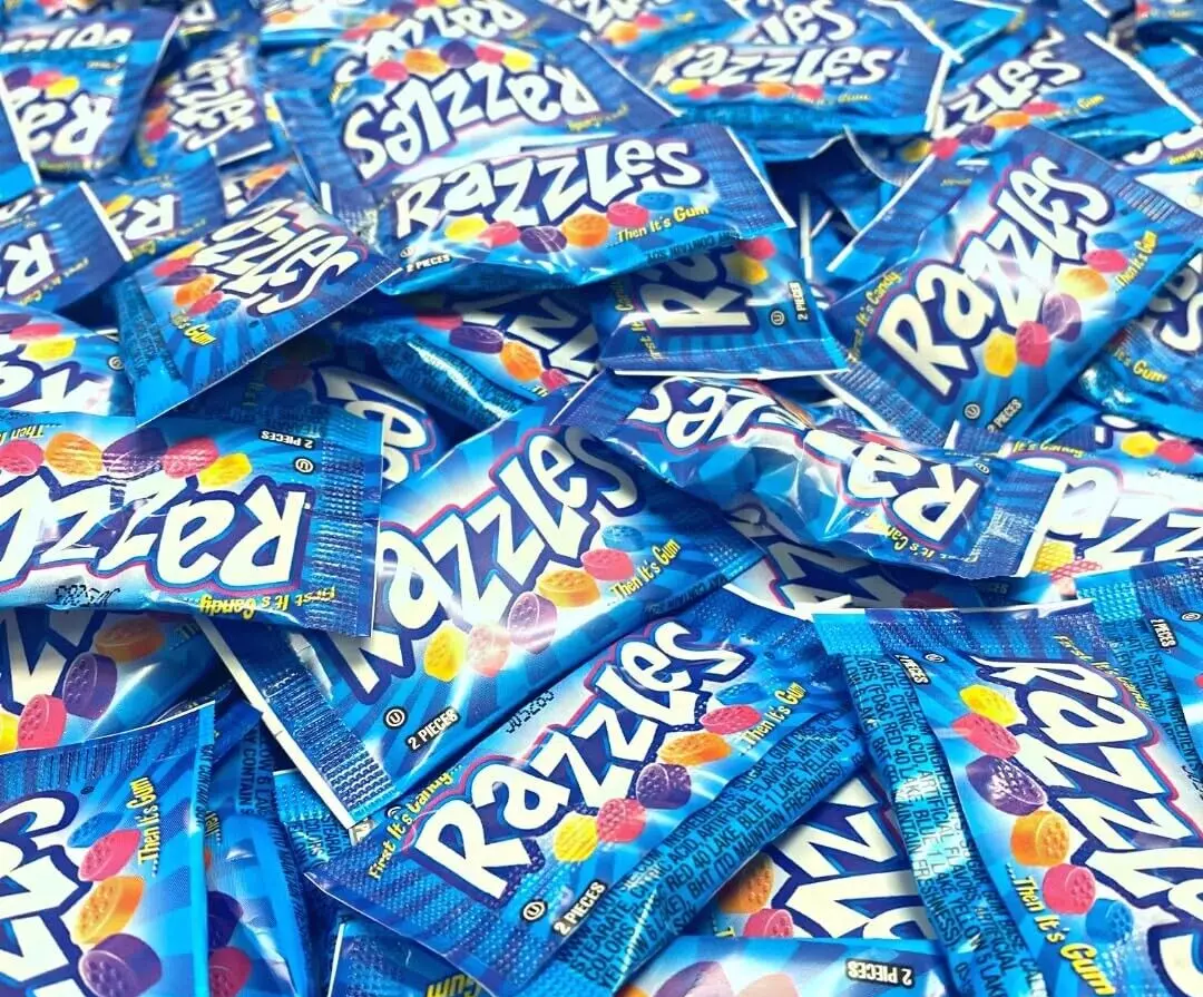 Original Candy Gum, Individually Wrapped, Bulk Fun Size Packs (2 Pounds ...