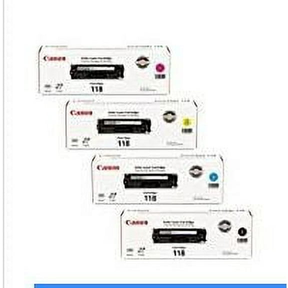 Original Canon 118 Black, Cyan, Magenta, Yellow for the Canon Color imageCLASS MF8350Cdn