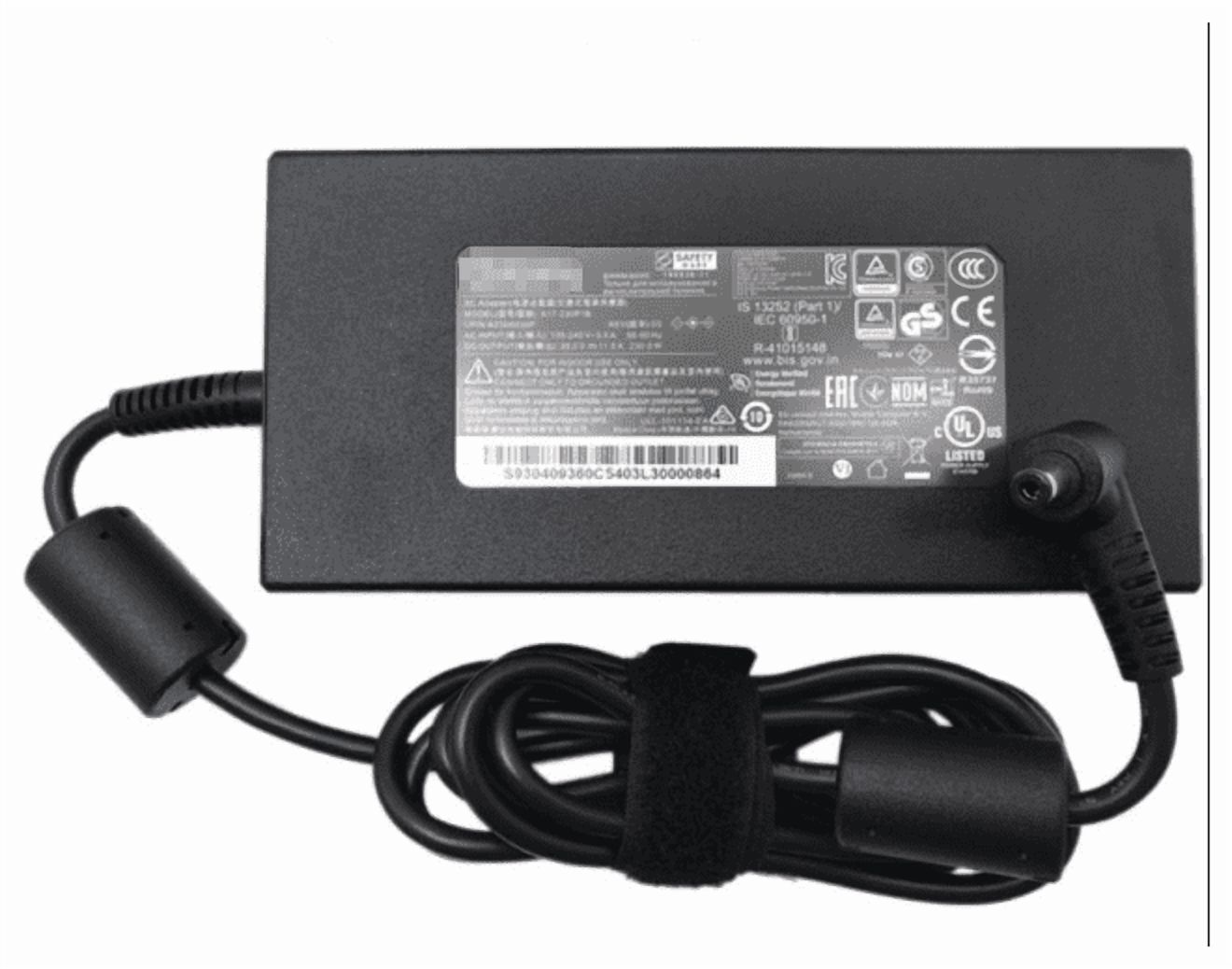 20V 11.5A 230W AC Adapter Power Supply 5.5*2.5mm A17-230P1B for MSI WS76 Laptop Charger