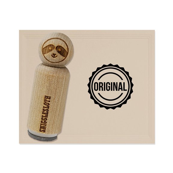 Original Circle Seal Rubber Stamp for Scrapbooking Crafting Stamping - Mini 1/2 Inch
