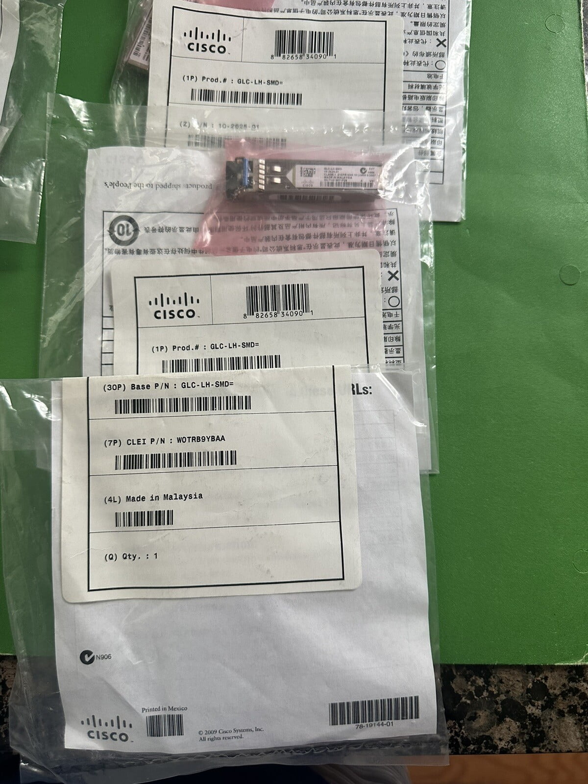 Original Cisco GLC-LH-SMD NEW SEALED. In Stock.