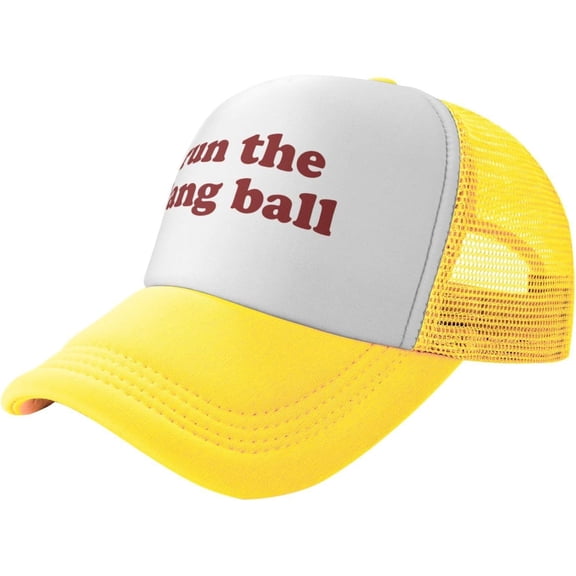 Original Classic Low Profile Baseball Cap Run The Dang Ball Hat Men Women Truker Hat Adjustable Black