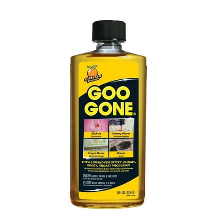 WEIMAN Citrus Adhesive Remover, 8 Oz Bottle for Hard Surfaces, Carpet, Upholstery