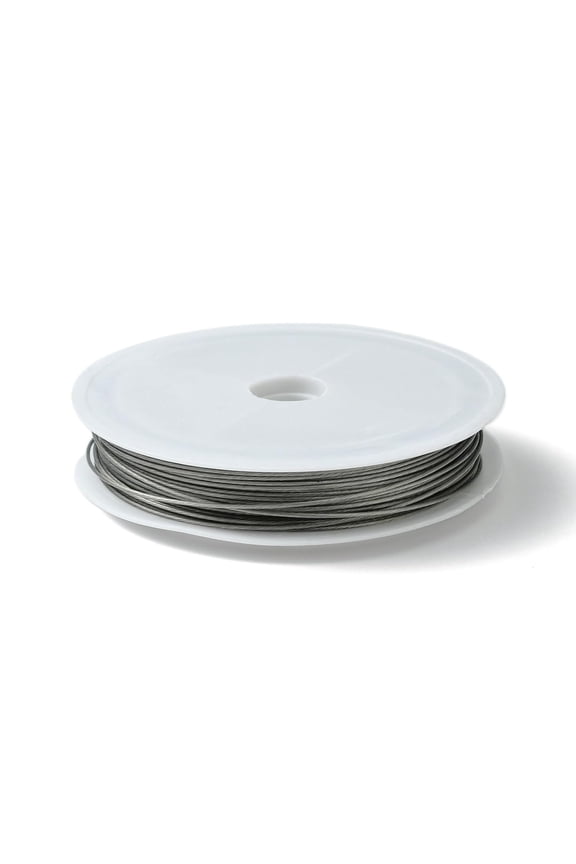 Original Color 32.8 Feet 20 Gauge 0.8mm Nylon Tiger Tail Wire Stainless Steel Craft Wires Necklace Wire for Jewellery Bracelet Making