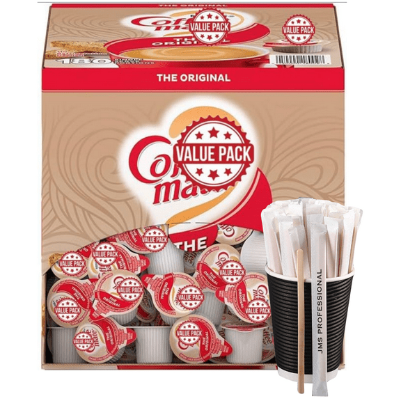 Original Creamer Singles, Liquid Creamer Singles, Non Dairy, No Refrigeration, 180 Creamer Singles Included Great for Offices, Restaurants, Coffee, Bar, Gift and Homes.