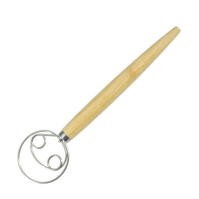 Original Danish Dough Mixer Whisk Large Size Dutch Mixer Steel NW R9Z2