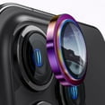 thumbnail image 1 of Original Deep Purple Camera Lens Protection for iPhone 14 Plus 13 Pro Max 12 Mini 14Pro 13Pro Tempered Glass Protector Accessory (Colorful,For iPhone 12Pro Max), 1 of 7