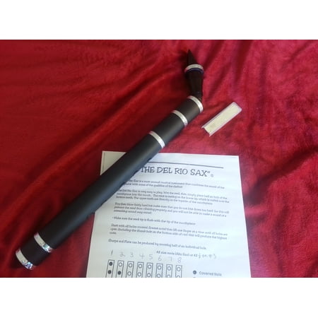 Original Del Rio Mini Sax Mini Pocket Saxophone Hand Crafted Made In USA - Black
