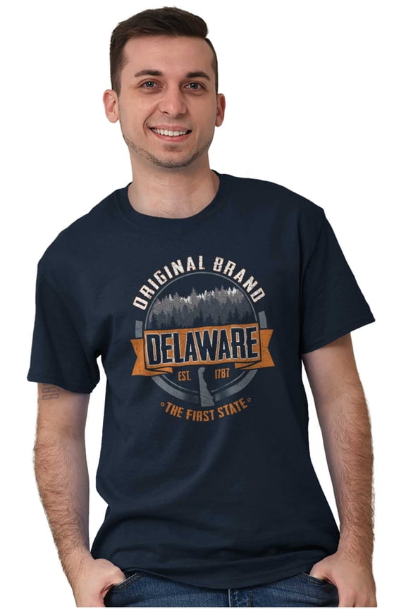 Original Delaware Souvenir Forest DE Plus Size Crewneck Graphic Tee Shirt Brisco Brands 3X