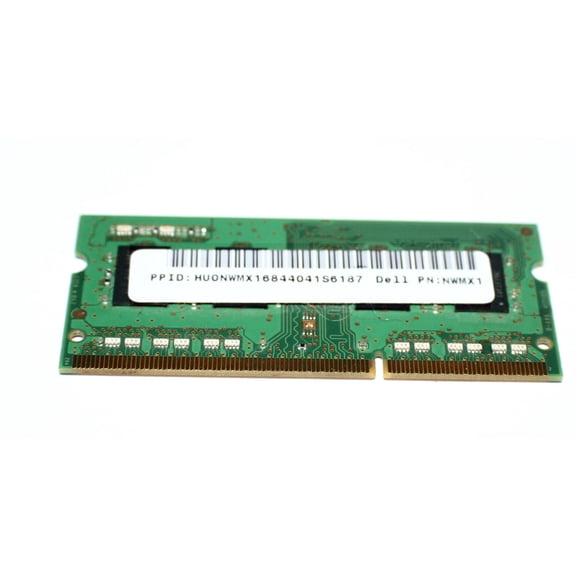 Original Dell Laptop/Notebook Memory SoDimm NWMX1 4GB 1Rx8 PC3L 12800S 11-12-B4