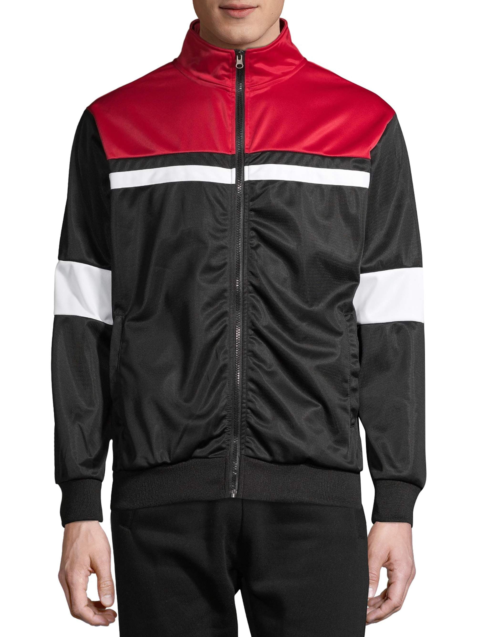 Original Deluxe Men's Active Colorblock Fleece Full Zip Jacket, up to