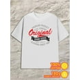 thumbnail image 1 of Original Denim Goods men 180G 100% Cotton white Casual Unisex Shirt Crewneck tshirts Basic Unisex Shirt Graphic tshirts Fashion Unisex Shirt Short Sleeve tshirts, 1 of 7