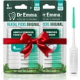 thumbnail image 1 of Original Dental Picks Mint Soft Rubberized Tooth Easy to Use Brush 100Ct/Pack, 2 Packs (200Ct), 1 of 4