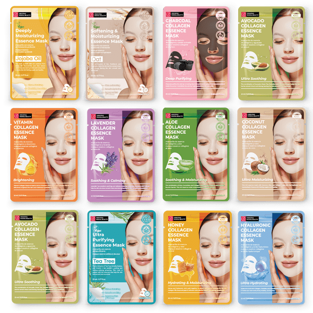Original Derma Beauty 12 PK Face Mask Skin Care Face Masks Skincare ...
