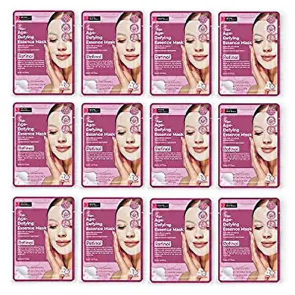 Original Derma Beauty 12 Pack AgeDefying Retinol Essecne Mask Sheet