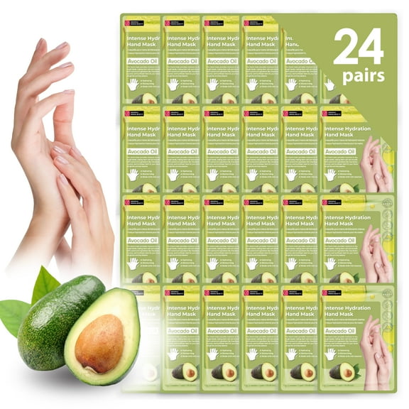 Original Derma Beauty 24 PK Avocado Oil Hand Mask for Dry Skin Dry Hands