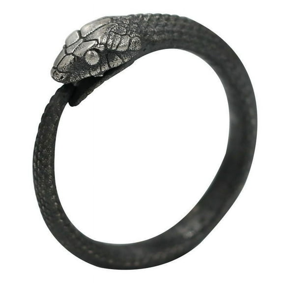 Original Design New Live Mouth Ouroboros Ring