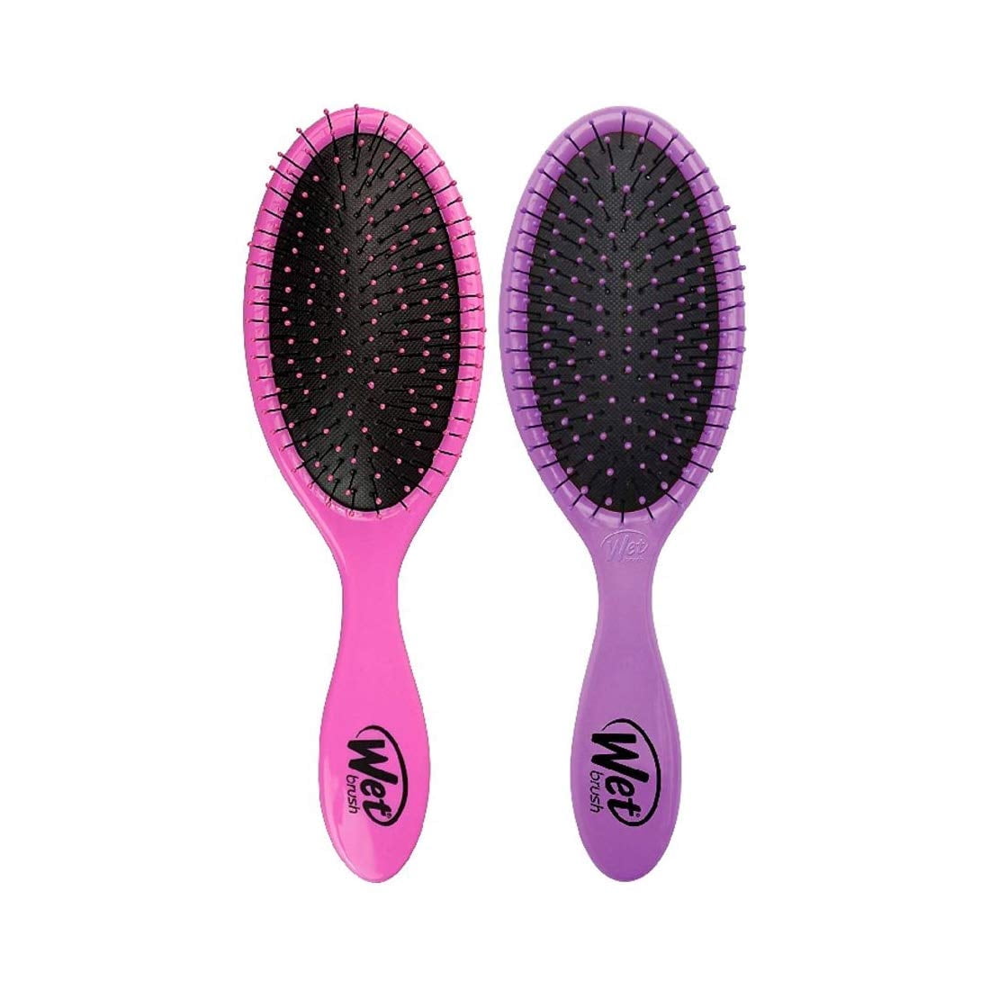 Original Detangler Hair Brush 2-Pack, Pink & Purple, Perfect Stocking ...