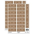 thumbnail image 1 of Original Double Line Border Document Sticker Set - Brown - Matte Finish - 2.00" Large, 1 of 7