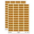 thumbnail image 1 of Original Double Line Border Document Sticker Set - Orange - Gloss Finish - 1.25" Mini, 1 of 7