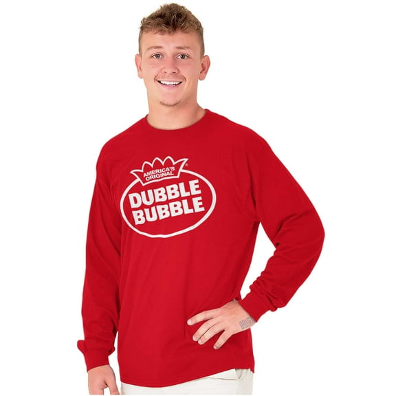 Original Dubble Bubble Brand Logo Long Sleeve TShirt Men Women Brisco Brands M