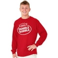 thumbnail image 1 of Original Dubble Bubble Brand Logo Long Sleeve TShirt Men Women Brisco Brands X, 1 of 6